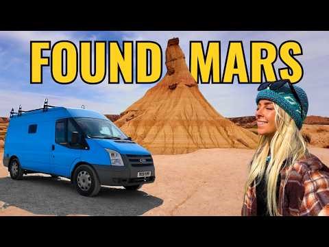 I Drove My Van to MARS! 👽 Exploring Spain’s Bardenas Reales Desert