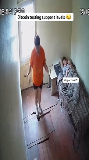 Bitcoin testing support levels 🤣 #funny #bitcoin #stockmarket Disclaimer: This video is generated by AI for entertainment purpose | Jeemaster