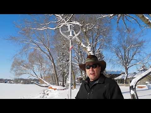 300 Watt Hi-VAWT Vertical Axis Wind Turbines on Green Energy Adventures with the Turbine Guy