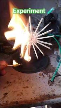 Matches experiment with 775 motor dc #diy #experiment #schoolproject #sciencemodel #project