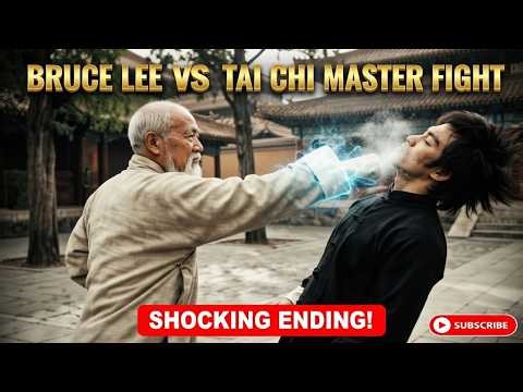 ⚡Bruce Lee Vs Tai Chi Master 💥 Shocking Ending ⚔️ Epic Martial Arts Showdown 🎬 Must-See! #brucelee
