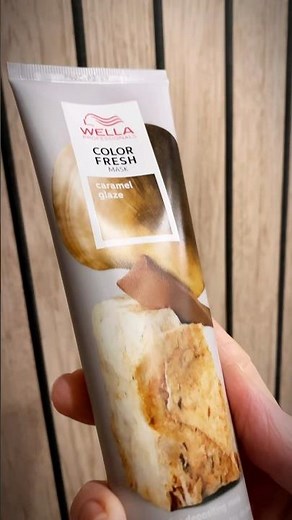 Wella Colorfresh Hair Mask Caramel Glaze #colorfresh #hairmask #wellacolor