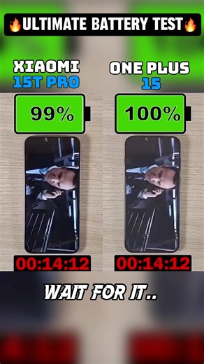 XIAOMI 15T PRO VS ONE PLUS 15 !! BATTERY TEST