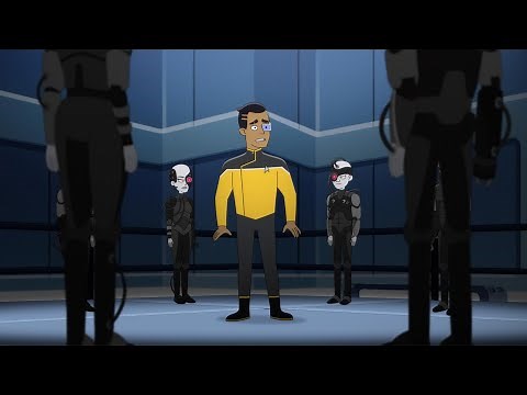 Ensign Rutherford Battles The Borg - Star Trek: Lower Decks