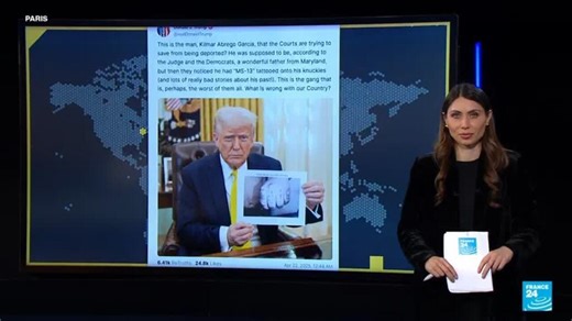 Did Trump post a photoshopped image of Kilmar Abrego Garcia's 'MS-13' tattoos?