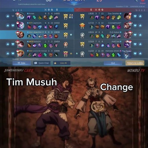 Kondisi Change Setelah Di Lock Musuh 🤣