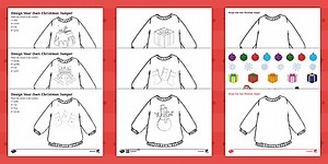 Christmas Jumper Activity Pack