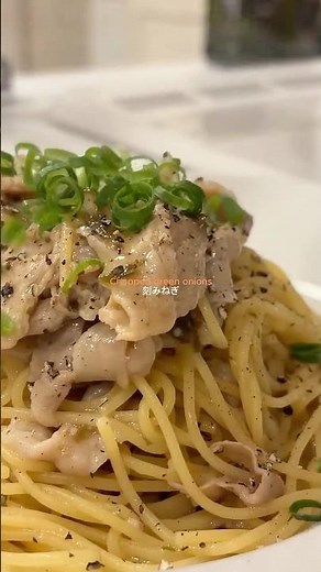 豚肉好きにはたまらない豚肉バターパスタ‪🤤‬✨️#パスタ#時短レシピ#高タンパク#パスタレシピ#簡単レシピ