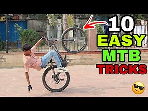 10 Easy Cycle Stunt 🔥 || You can learn anywhere || Cycle stunt #shots #stunt #mtb #viral #trending