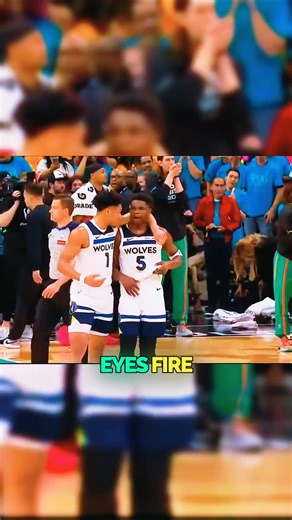 Edwards RETURNS & STUNS Sp😱 Game 1 Thriller | Wolves Win 🔥#nbaplayoffs #anthonyedwards #nbashorts