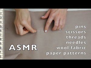 Sewing process ASMR (no talking)