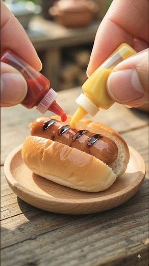 🌭 Mini Hot Dog Recipe | Tiny Kitchen Cooking | Mini Recipe Corner