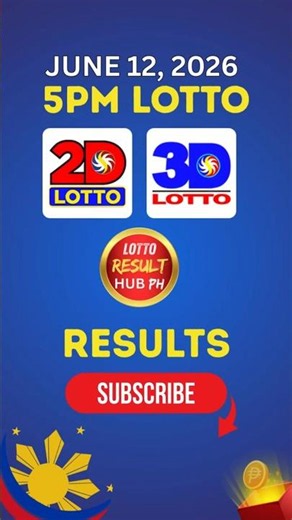 Recap: 5pm Lotto Result Today June 12, 2026 PCSO | Afternoon Draw