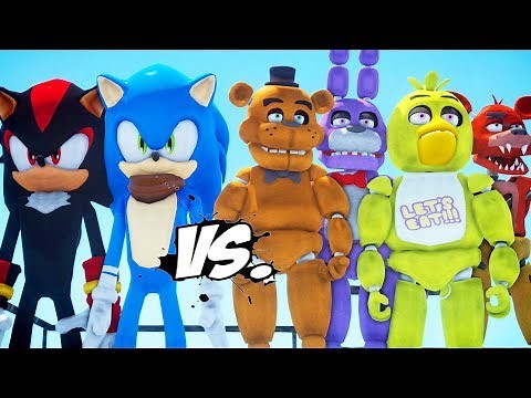 Sonic & Shadow VS Five Nights At Freddy's - EPIC BATTLE