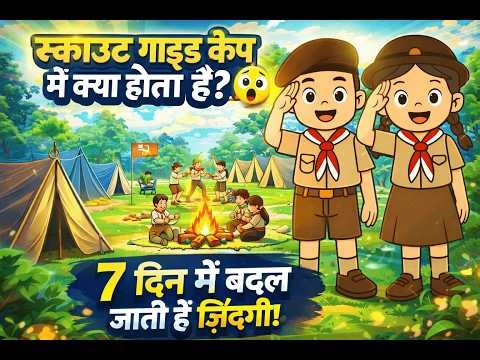 Scout Guide Camp का पूरा सच. बच्चे कैंप में क्या सीखते हैं? Games aur Camp Fire #scoutcamp #scouting