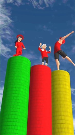 Everyone ignore baby Rina 🥺 _sakuragame _sakuraschoolsimulator _animation _sakura