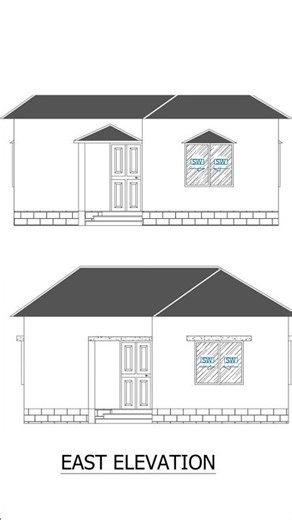 AutoCAD 2d Plan Elevation #shorts #reelsviralシ #cad #AutoCAD #2d #reels