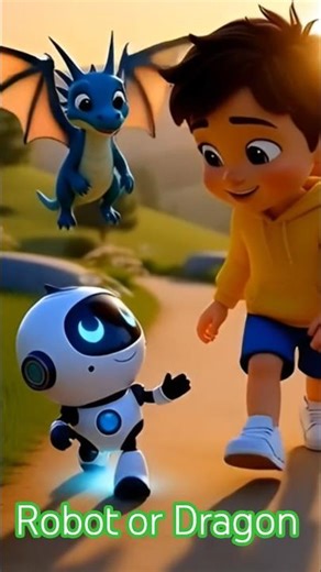 Robot or Dragon 3D Animation Video #shortvideo #cartoon #animatedmovie #animation