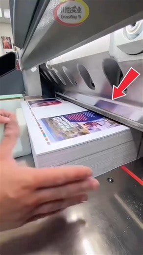 What Happens If Your Hand Gets Stuck in a Paper Cutting Machine? || #shorts