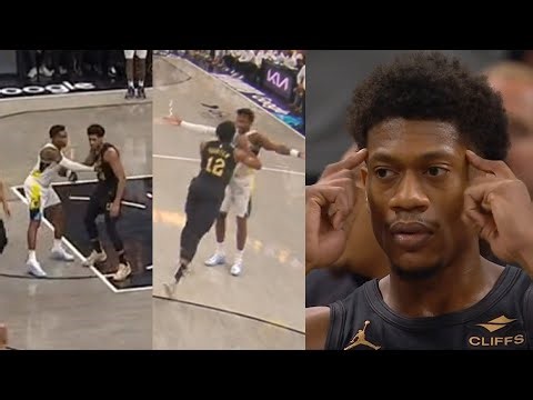 De'Andre Hunter SHOVES Bennedict Mathurin to ground for punch and Mathurin gets ejected