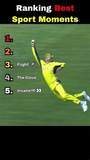 Ranking The Best Sport Moments