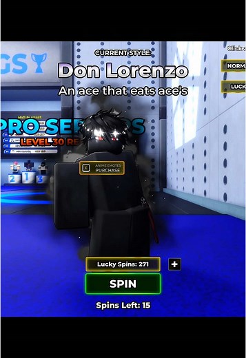 Don Lorenzo Showcase || #bluelockrivals #bluelock #lorenzo #donlorenzo #roblox #fyp #kaiserflows