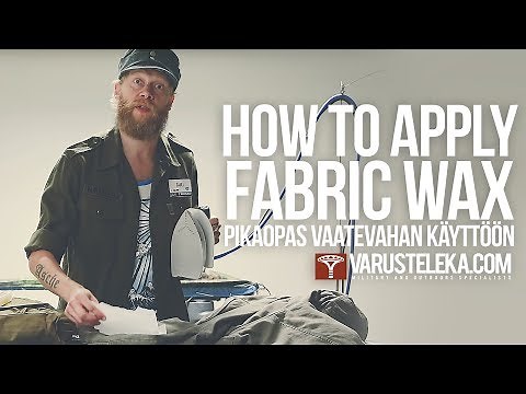 How to Wax Your Clothes