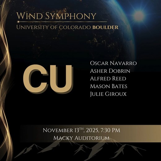 Join us for the CU Boulder Wind Symphony's final concert of the...