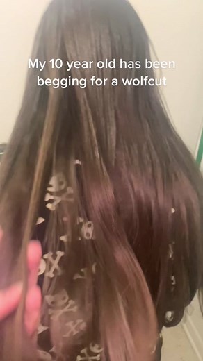 DIY Wolf Cut Hair Transformation for 10-Year-Old
