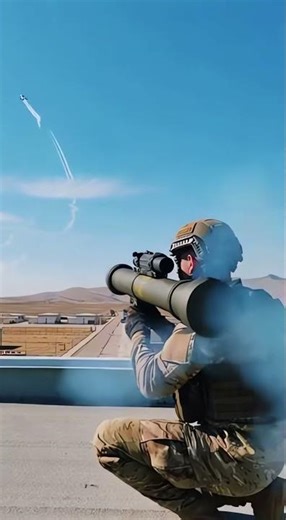 IMPOSSIBLE SHOT 🎯 Shoulder-Launched Missile vs Fighter Jet #Shorts