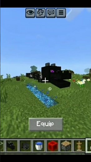 Minecraft Snake build moving