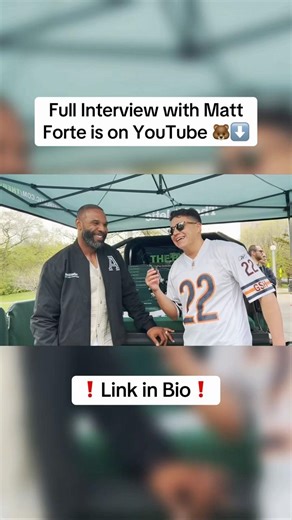 Watch the Full Video with Matt Forte, link in bio 🐻⬇️ #chicagobears #nfltalk #footballpodcast