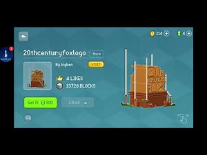 20th century fox block craft 3d