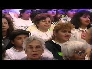 LUCIA MENDEZ CON PEDRO SEVCEC TELEMUNDO 1996