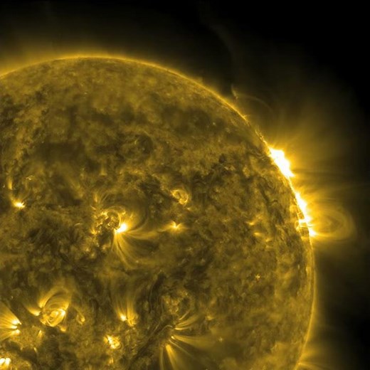 X1.8 Solar Flare as Seen by SDO on Jan. 27, 2012