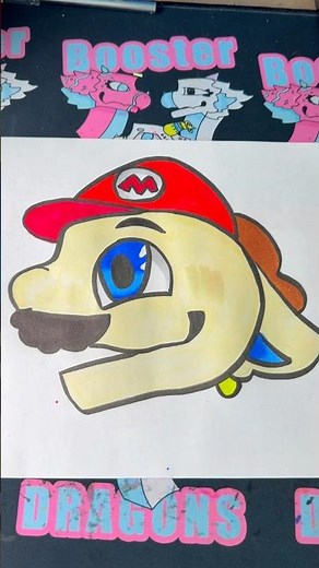 Making Random Characters Into Dragons (Part 2) #unique #dragon #viral #cool #mario #movie #fyp