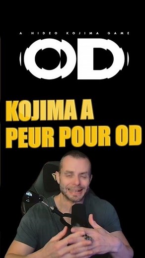 KOJIMA IS AFRAID ABOUT PROJECT OD! #france #videogames #kojima #od