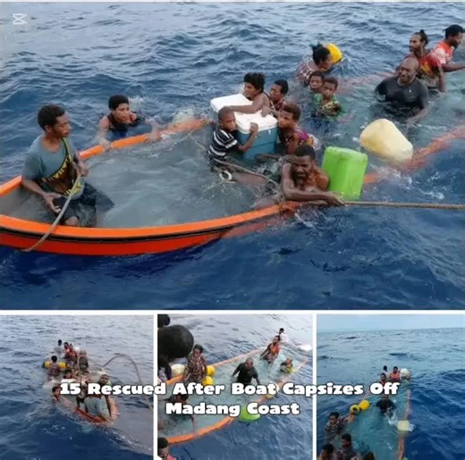 15 Rescued After Boat Capsizes Off Madang Coast 🌊 Madang, Papua New Guinea — November 25, 2025 A group of 15 passengers, including two children, were rescued early Tuesday morning after their outboard motor-powered boat capsized 23 miles off the coast of Madang en route to Raicoast. The vessel, which originated from Yamai village, encountered massive waves during its journey, causing it to sink in open waters. Stranded and clinging to the submerged wreckage through the night, the passengers end