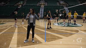 Associate Head Coach Emily Kohan of Colorado State Volleyball has players demonstrate a High-Pressure Serving and Passing Drill that awards points to emphasize what the team should be working on. Find more passing drill clips here: https://bit.ly/347eMA8 | Volleyball Coaches Insider