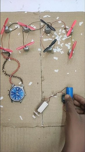 clock and clock button _Dc motor