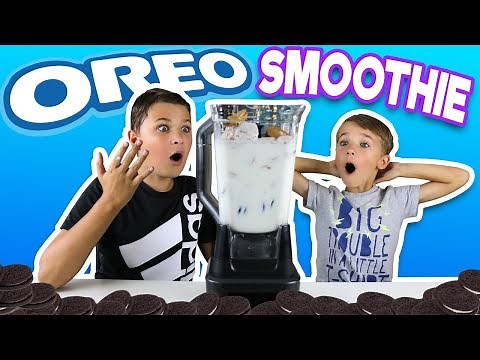 WORLD'S LARGEST OREO SMOOTHIE CHALLENGE!!!