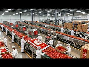 How Millions of Ketchup Packets Are Made Per Hour Inside McDonald Supplier Factory USA(Full Process)