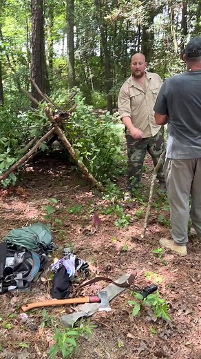 230K views · 2K reactions | Field Expedient Rake, from my last Survival Course #survival #bushcraft #shelter #fyp #survivalskills #training #survivalcourse | EJ Snyder | Facebook