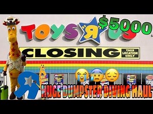 TOYS R US CLOSED AND WE CHECKED THEIR DUMPSTER... WHAT WE FOUND LEFT US SHOCKED ($5,000 HAUL)