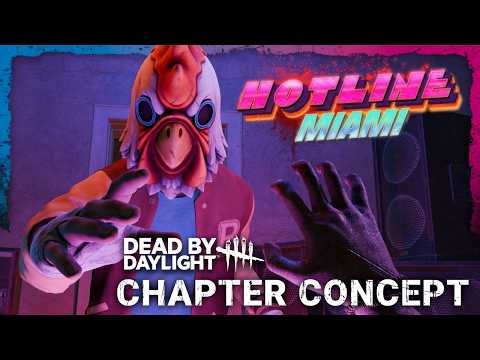 Dead by Daylight | Hotline Miami Chapter Concept | Lobby & Animations