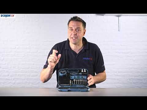 Erbauer Straight Shank Mixed Drill & Screwdriver Bit Set 100 Pieces | Screwfix