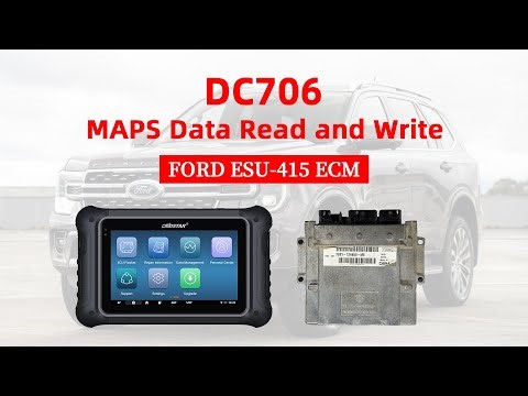 DC706 -FORD ESU-415 ECM MAPS Data Read and Write By Bench (With checksum support)