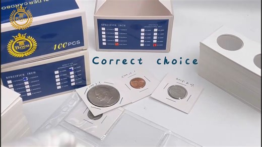 Watch Boen Coin Flips  Cardboard Coin Holders  Coin Holders on Amazon Live