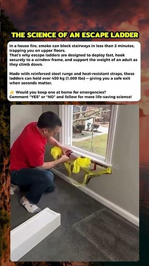 Why Every Home Needs an Escape Ladder — The Science of Survival #curiosity #mistery