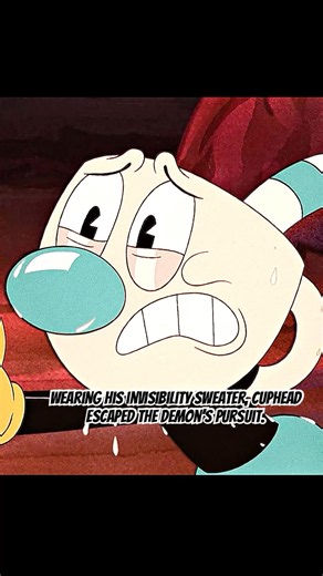 Wearing his invisibility sweater, Cuphead escaped the demon’s pursuit.#shortvideo #shorts #cuphead